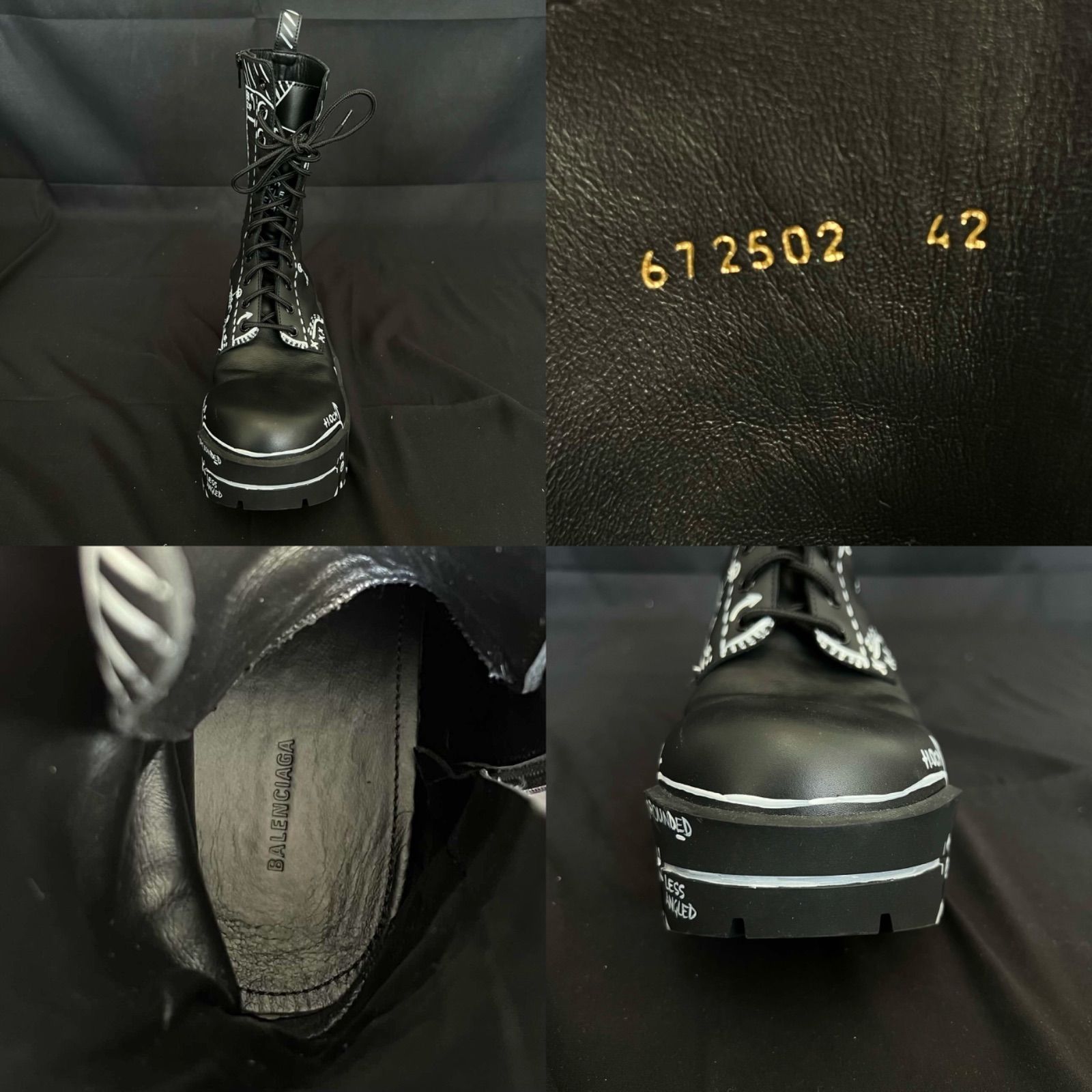 T 【美品】 BALENCIAGA Bulldozer Boot バレンシアガ ブルドーザー