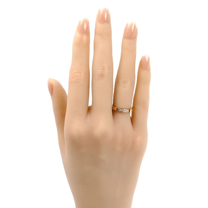 CARTIER カルティエ K18PG ピンクゴールド マイヨン パンテール 4P 