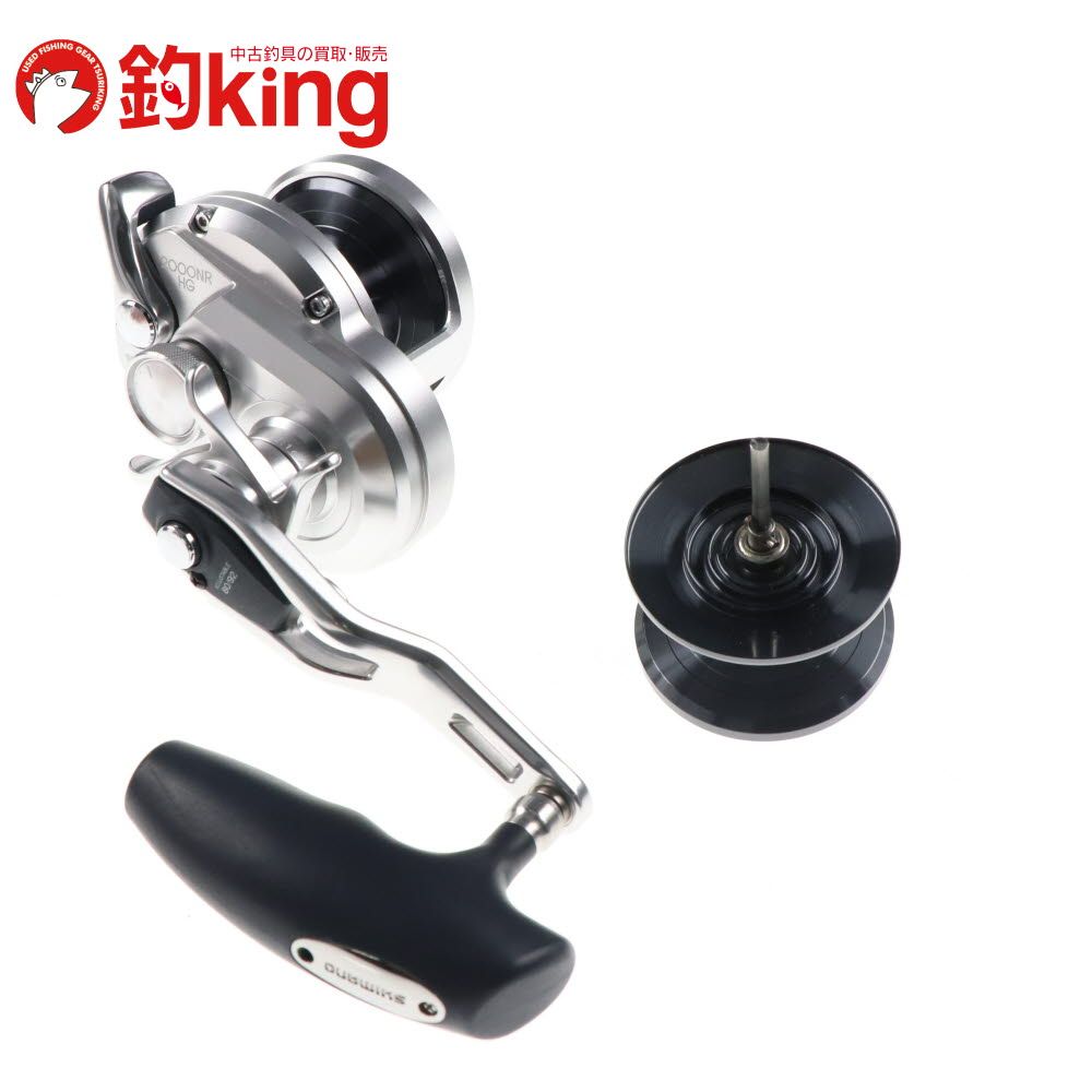 中古/美品】 シマノ 17 オシアジガー 2000NRHG 純正替スプール付