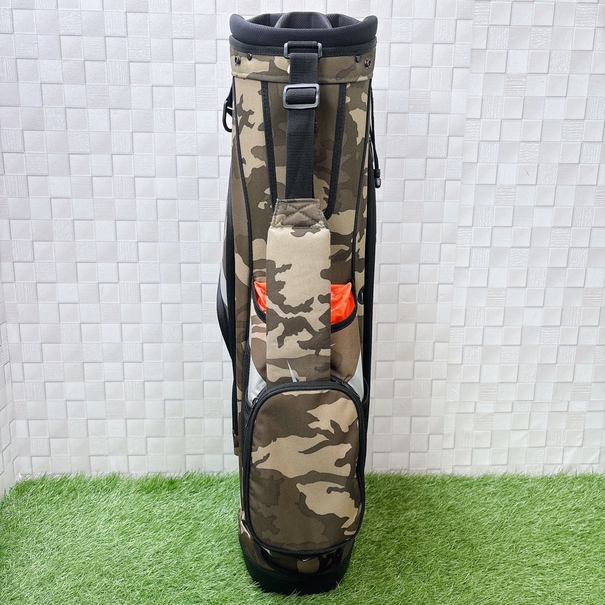 希少 迷彩 カモフラ NIKE GOLF ナイキ キャディバッグ 9型 14分割