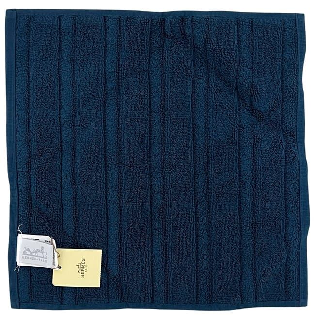 エルメス タオル 二枚セット カレ タオル ステアーズ ネイビー
