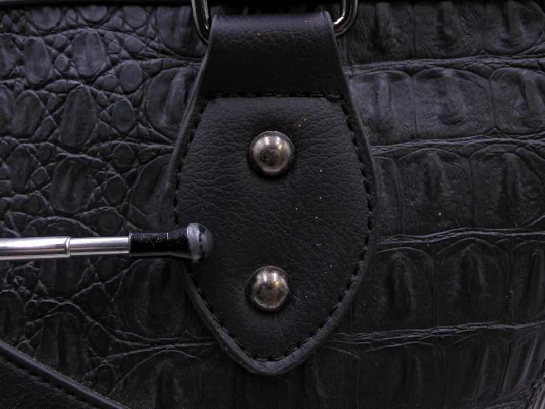 Roen ロエン レザー スカル トート バッグ 黒 □□ メンズ - メルカリ