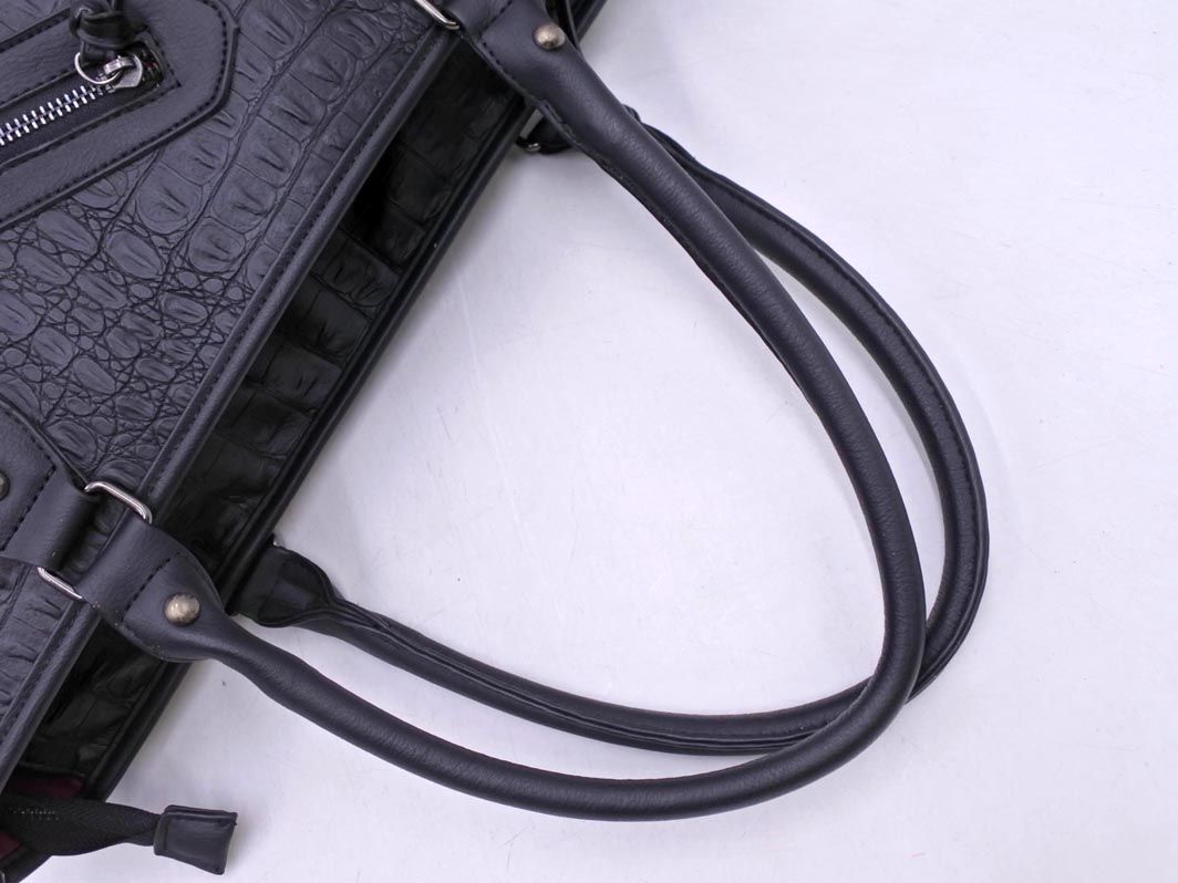 Roen ロエン レザー スカル トート バッグ 黒 □□ メンズ - メルカリ