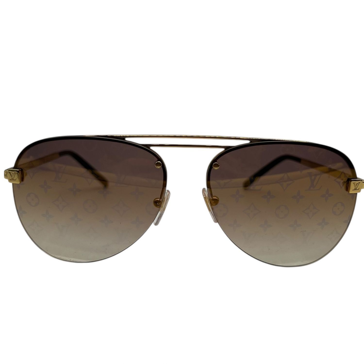 中古】 LOUIS VUITTON ルイ・ヴィトン Z1020E サングラス クロック