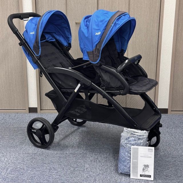 クリーニング済み レインカバー付き 説明書付Joie(ジョイー) 二人乗り