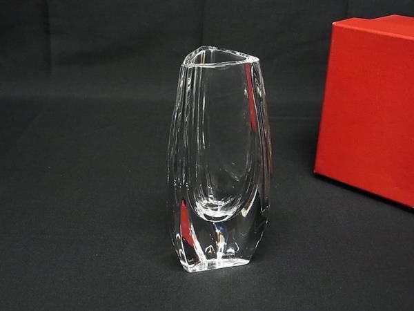 バカラ ブートンドール フラワーベース クリスタルガラス花瓶 キッチン・食器 □美品□ Baccarat バカラ ブートンドール クリスタル