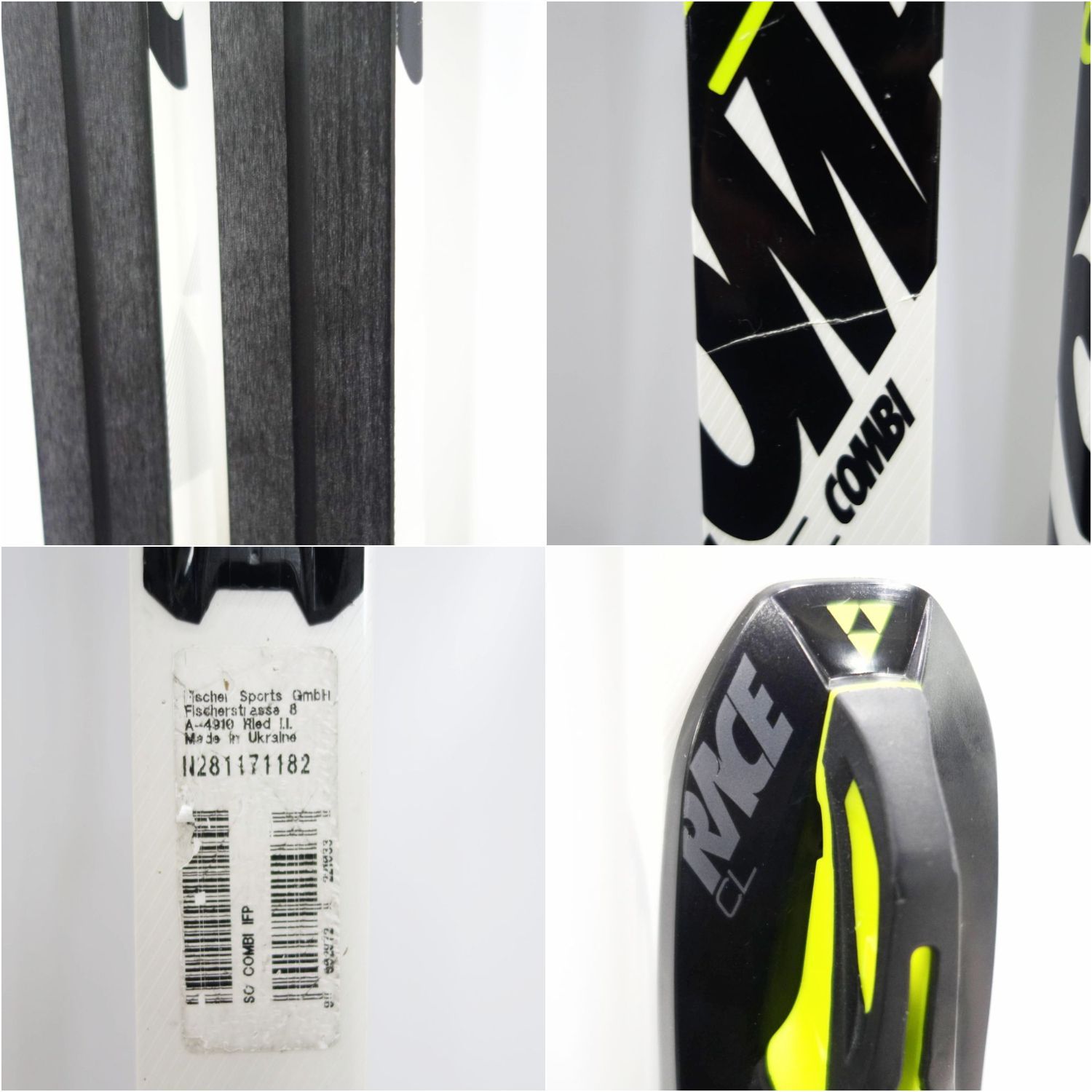 スキー 美品 フィッシャー FISCHER SC COMBI IFP 182cm ビンディング