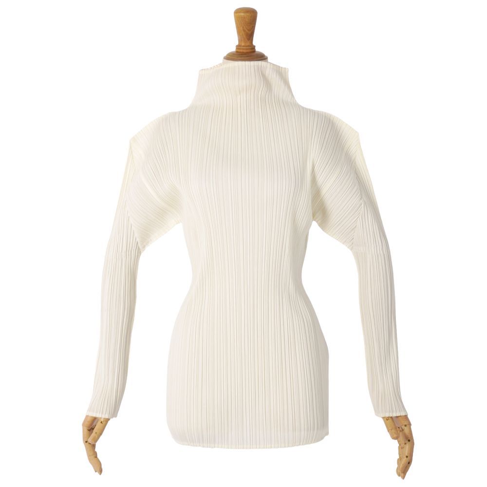 美品 プリーツプリーズ イッセイミヤケ PLEATS PLEASE シャツ ブラ