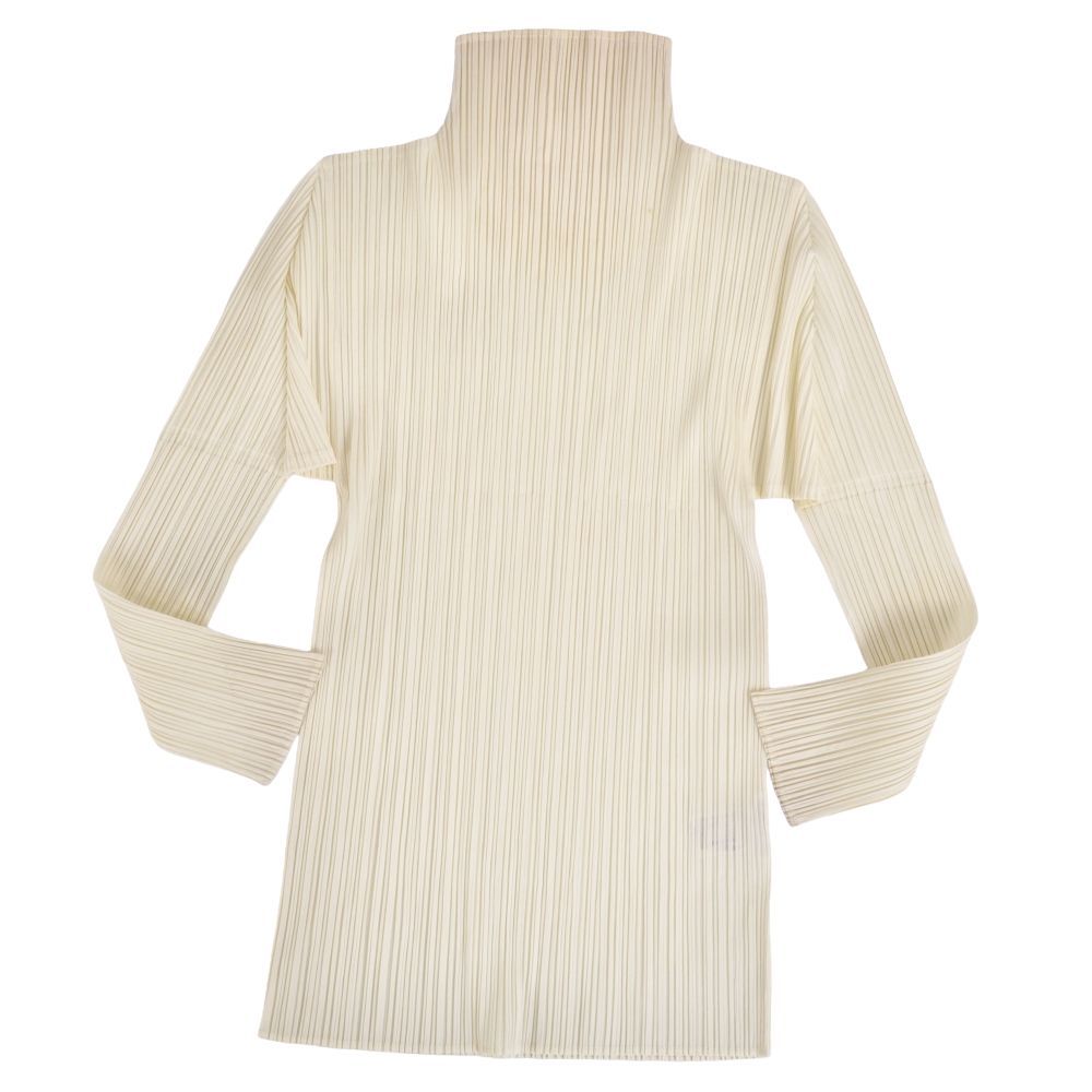 美品 プリーツプリーズ イッセイミヤケ PLEATS PLEASE シャツ ブラ