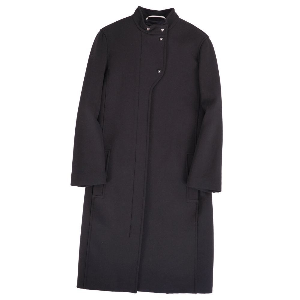 極美品 エルメス HERMES コート 21AW ロングコート ウール メドール