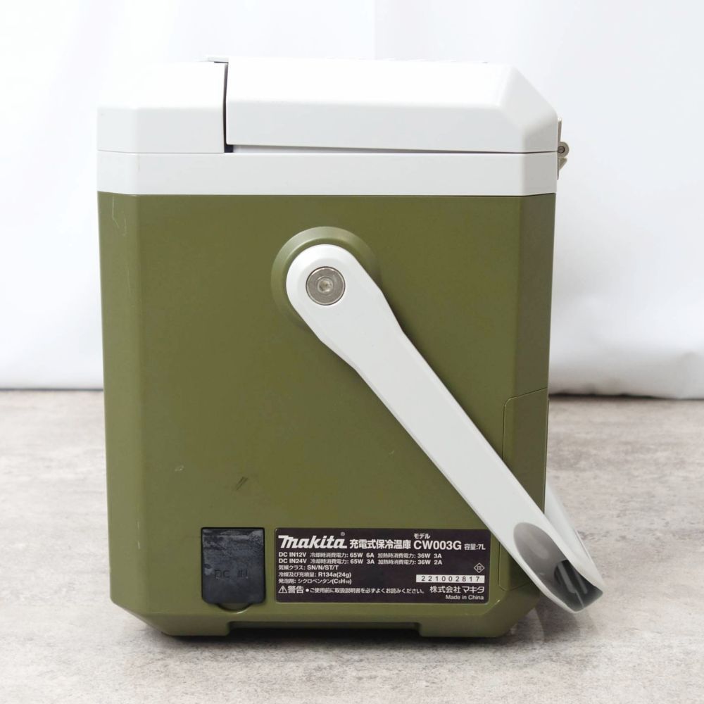 マキタ makita 充電式保冷温庫 CW003G 7L オリーブ バッテリー式