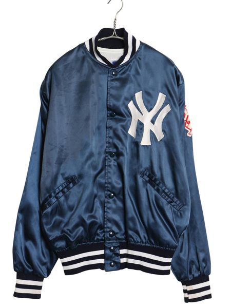 お得なクーポン配布中!】 80s USA製 ヤンキース ナイロン サテン