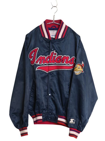 お得なクーポン配布中!】 90's インディアンズ ナイロン サテン