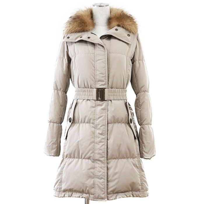 バーバリー36 ダウンコート ベージュ 未使用】BURBERRY LONDON 