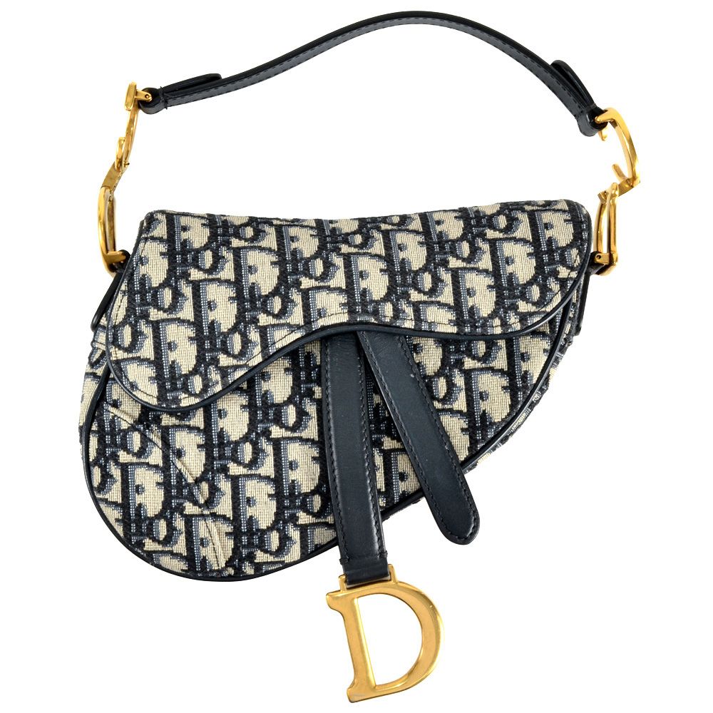 ディオール Dior トロッター ミニ サドル ショルダーバッグ キャンバス