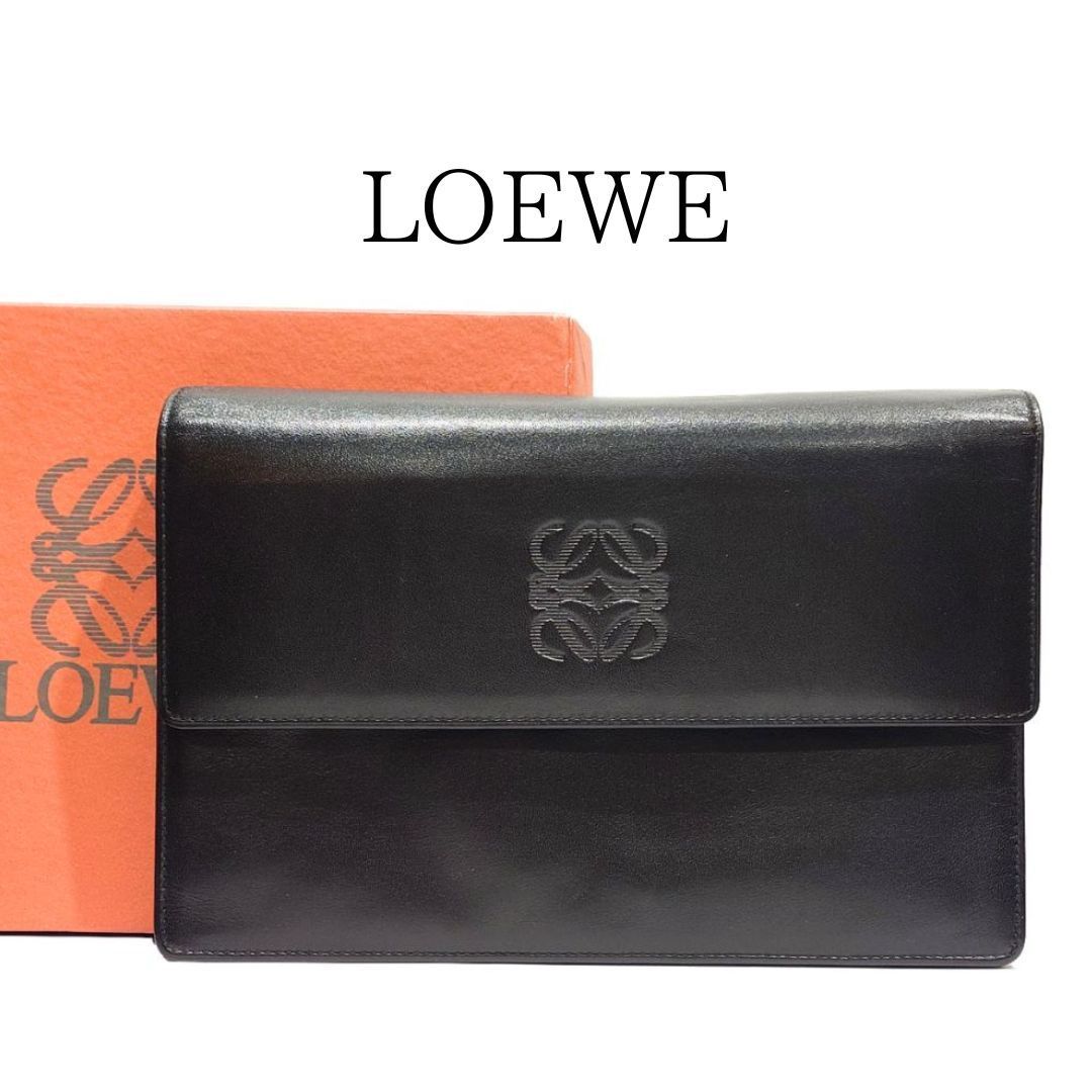 ヴィンテージ LOEWE ロエベ アナグラム セパレート ポーチ ミニ