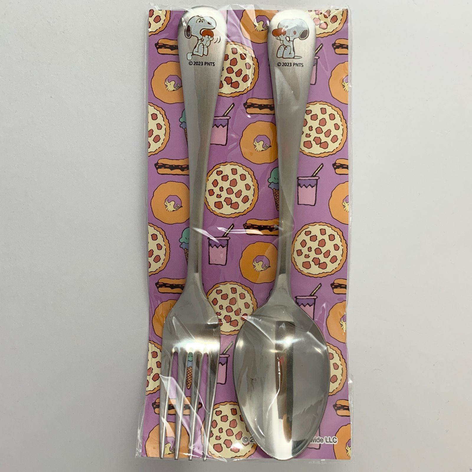 未開封】 Peanuts ピーナッツ スヌーピー カトラリーセット PLAZA