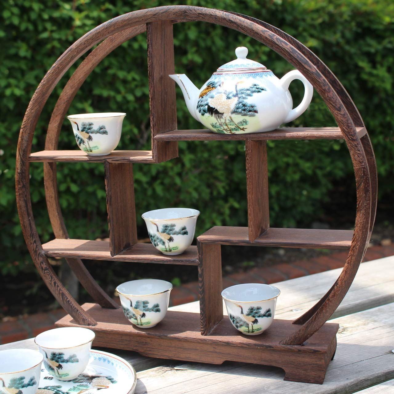 花瓶 台 盆栽 棚 花台 香炉 木製 和風 茶器 モダン アンティーク 中国