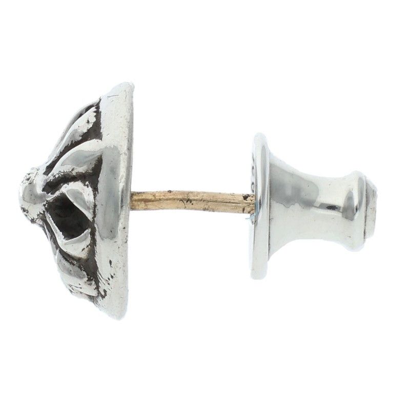 クロムハーツ STUD CRSBLL⁄クロスボールスタッド シルバーピアス 両耳