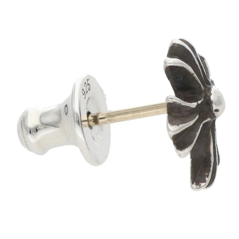 クロムハーツ No2 CH CRS/CHクロススタッド シルバーピアス メンズ