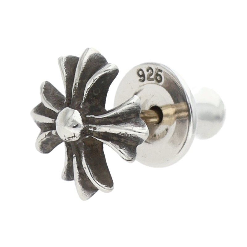 クロムハーツ No2 CH PLS/CHプラススタッド シルバーピアス メンズ