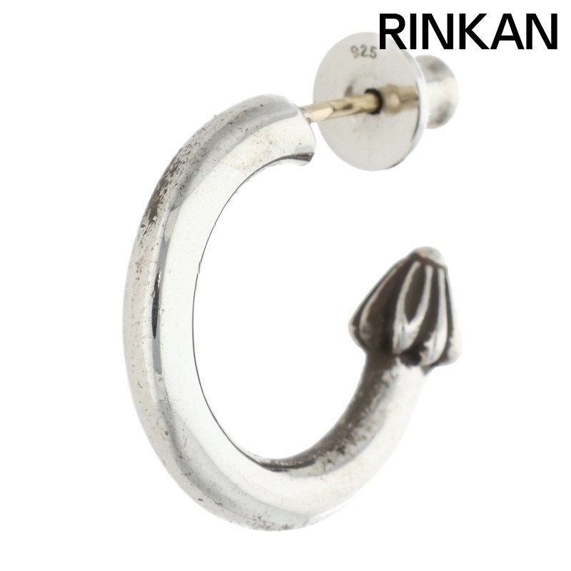 クロムハーツ HOOP PLAIN/プレーンフープ シルバーピアス メンズ