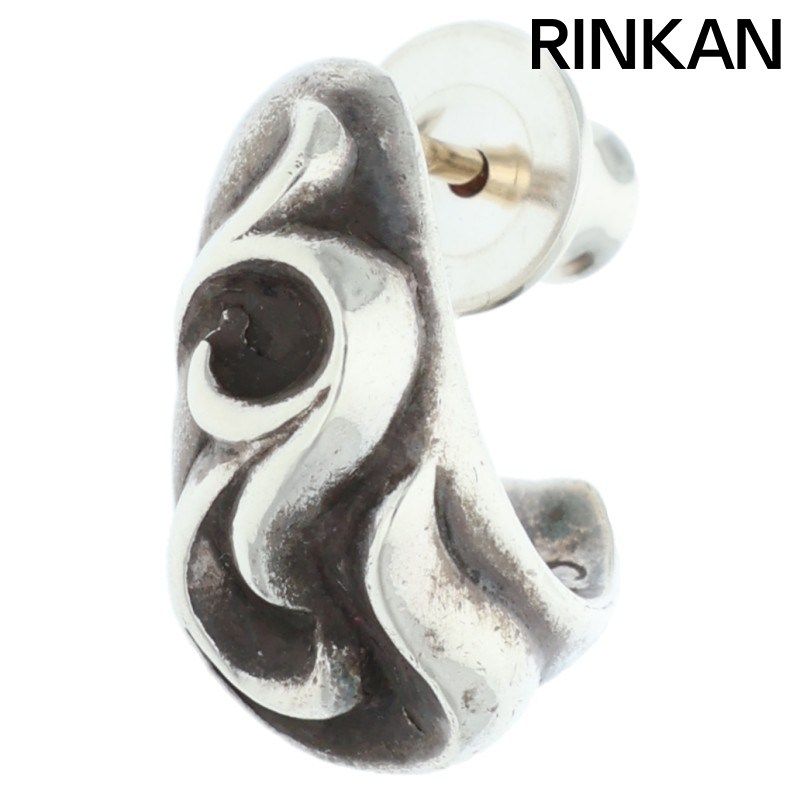 クロムハーツ CARVED TEARDROP/カーブドティアドロップ シルバーピアス