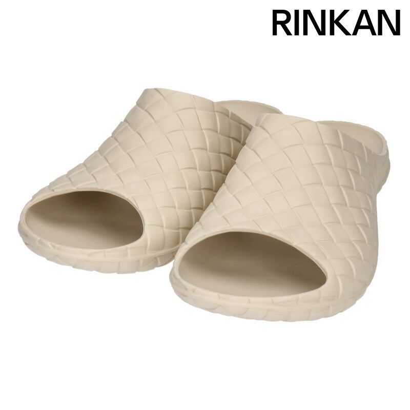 Bottega Veneta レザー スライドサンダル ボッテガヴェネタ SLIDER SANDAL イントレチャートラバースライド