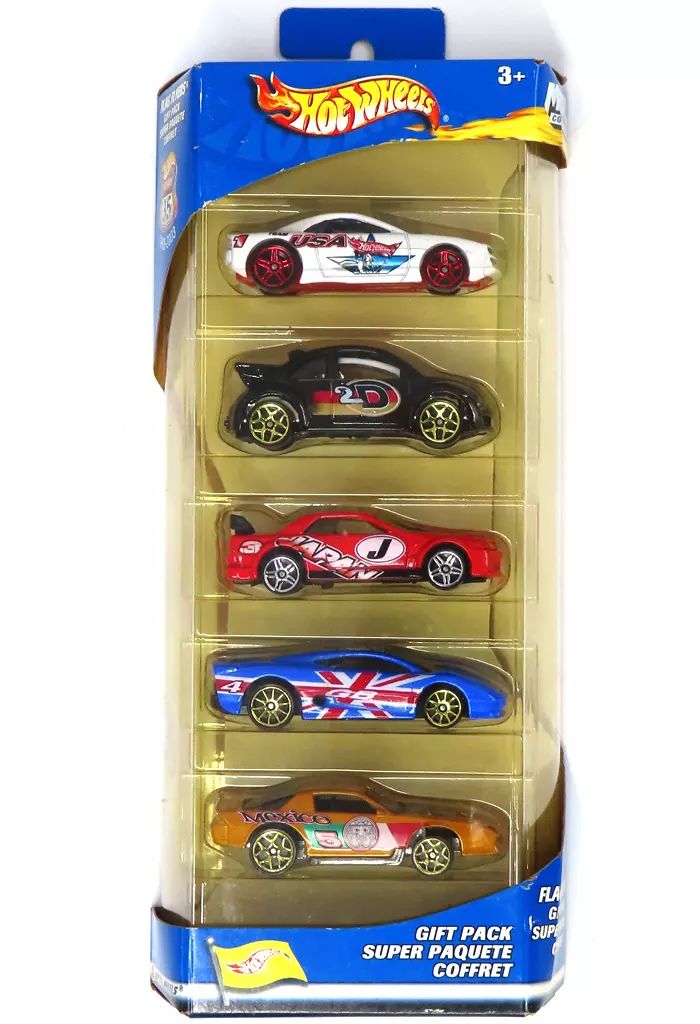 中古】ミニカー 1/64 FLAG FLYERS(5台セット) 「Hot Wheels」 [57054