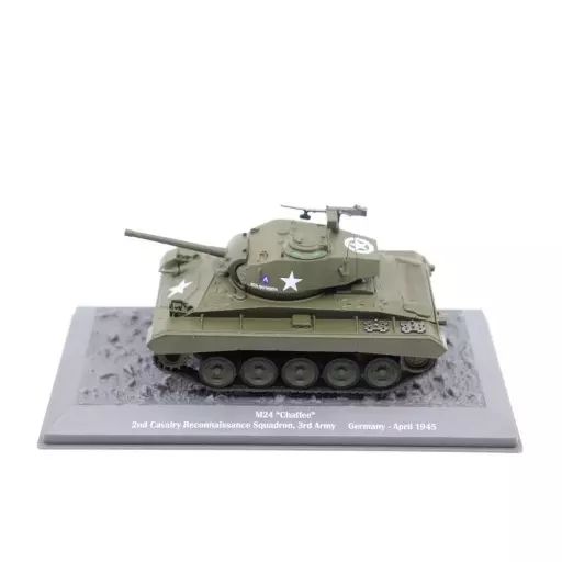 新品】ミニカー 1/43 WW.II アメリカ陸軍 M24 チャーフィー 軽戦車 第2