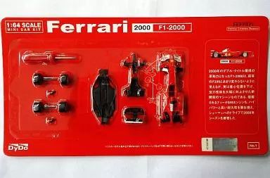 中古】ミニカー 1/64 Ferrari F1-2000 #3(2000年/レッド) 「フェラーリ