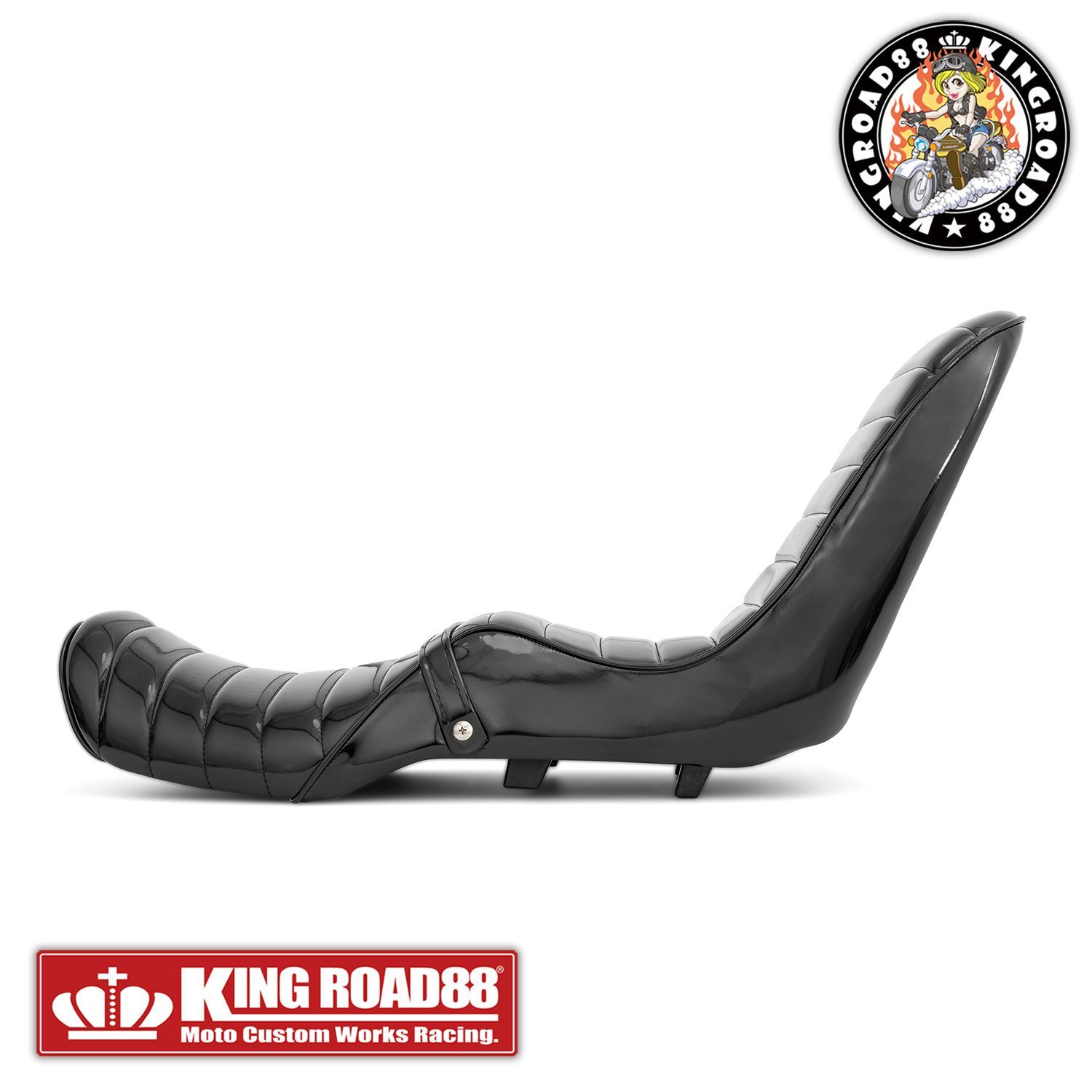 カワサキ バリオスII型 ZR250B KingRoad88 3段シート エナメル