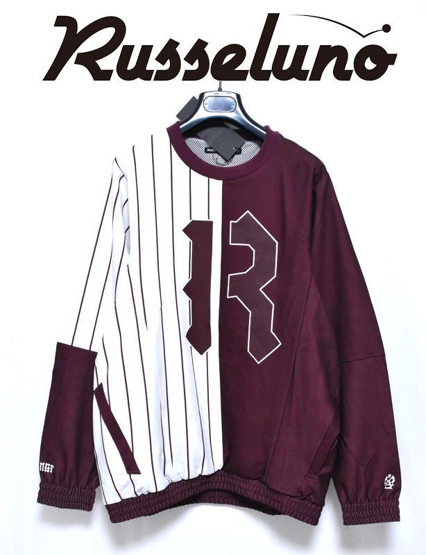 定価4万1800円】新品 ラッセルノ ゴルフ バイカラー クルーネック プル