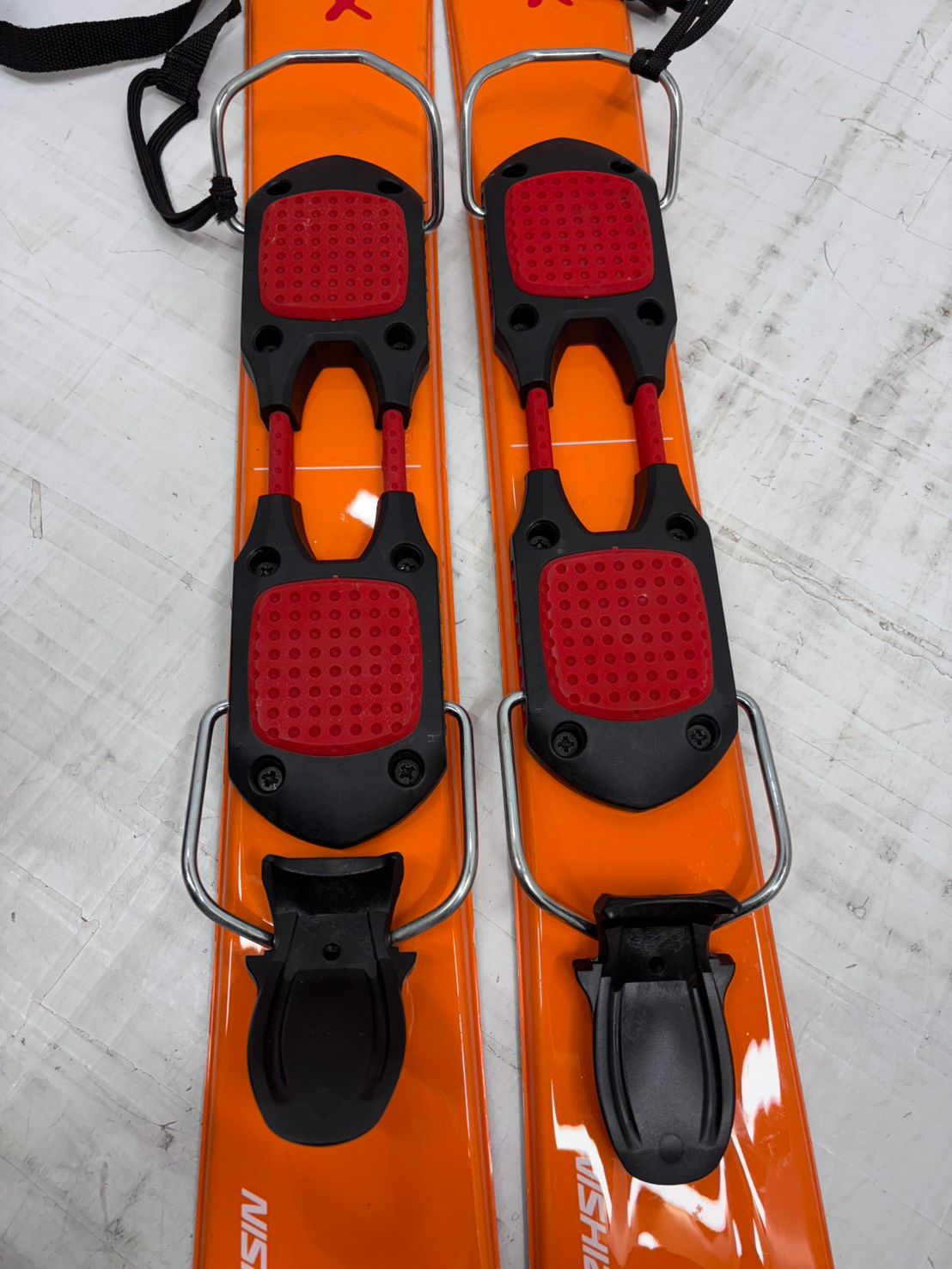 h12652 NISHIZAWA ニシザワ X-RAY90 オレンジ ショートスキー スキー