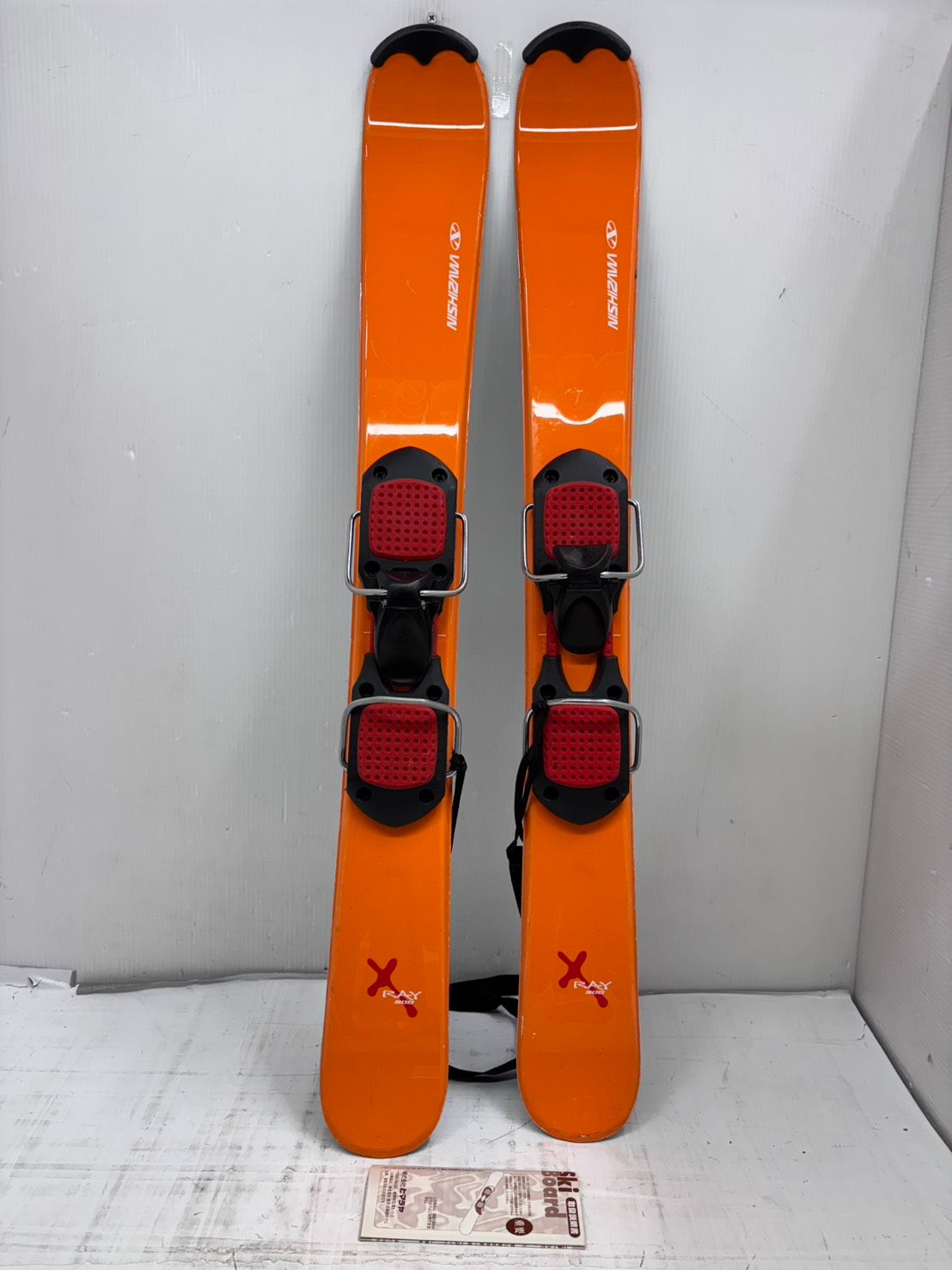 h12652 NISHIZAWA ニシザワ X-RAY90 オレンジ ショートスキー スキー