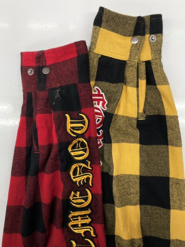 メイヨー MAYO FORGET MNOT CROSS Embroidery Check Shirt MULTI