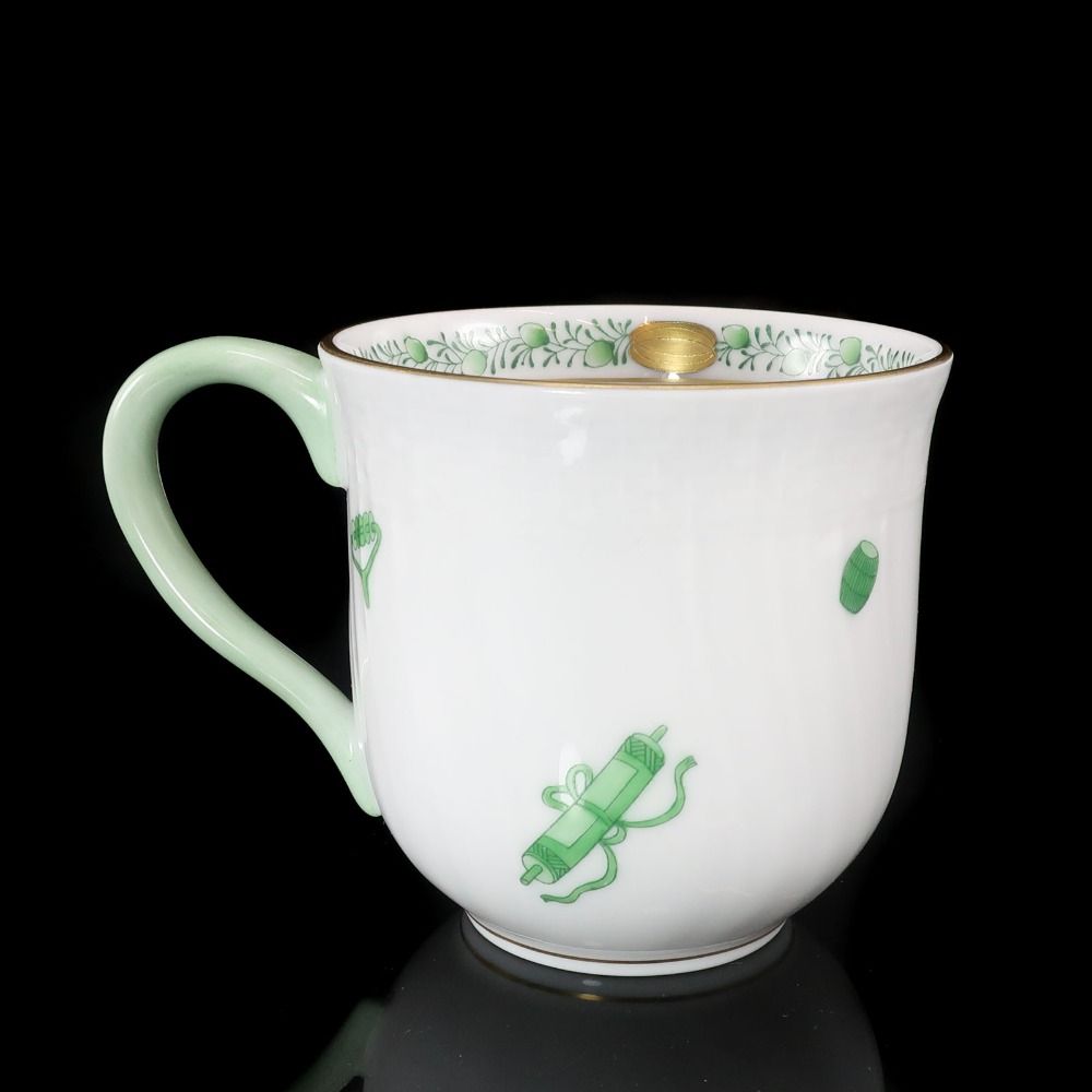 HEREND】ヘレンド 干支マグカップ 馬 2014年 ミッドマグ ポーセリン _