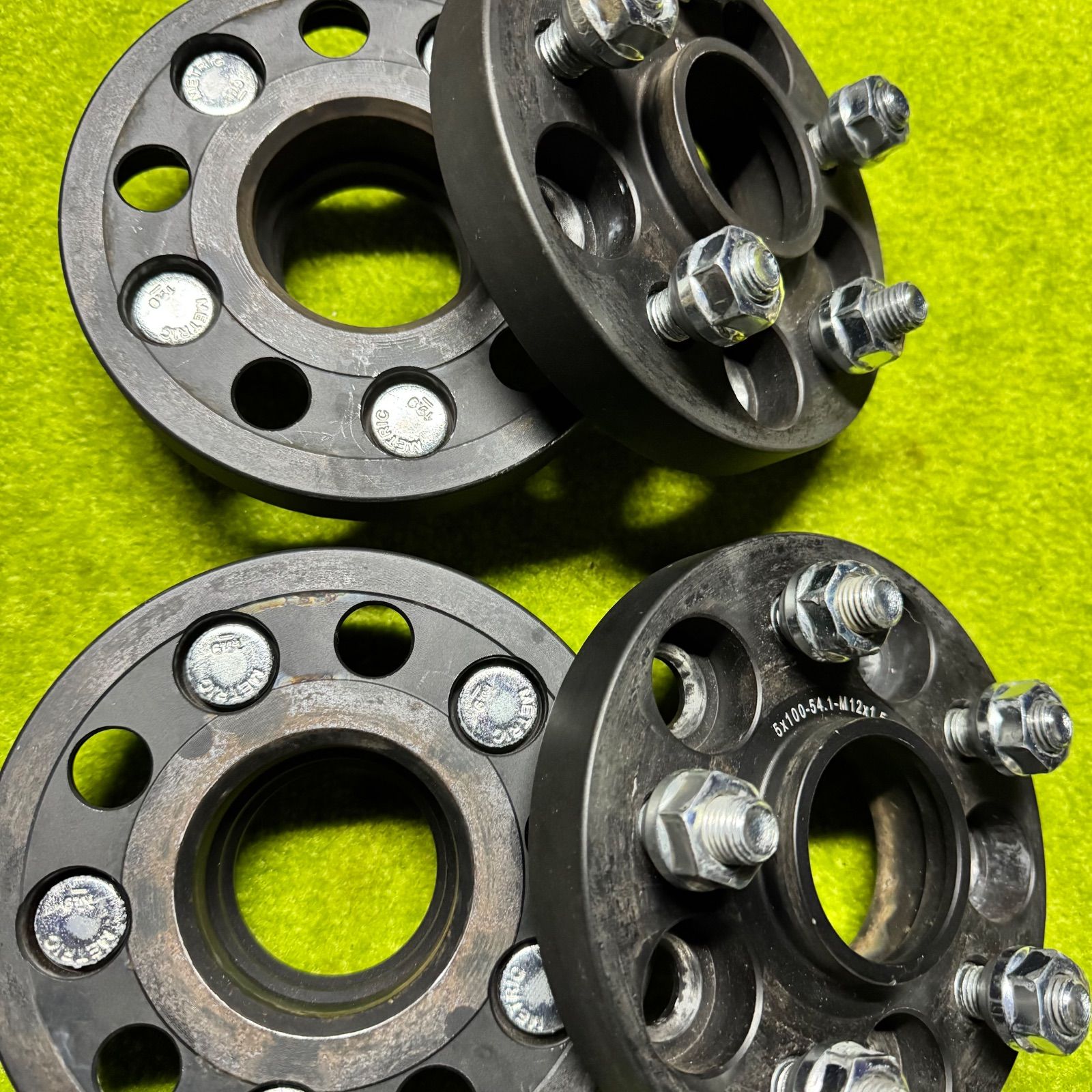 ハブ一体型☆20mm】☆ワイドトレッドスペーサー☆4枚セット☆5H 