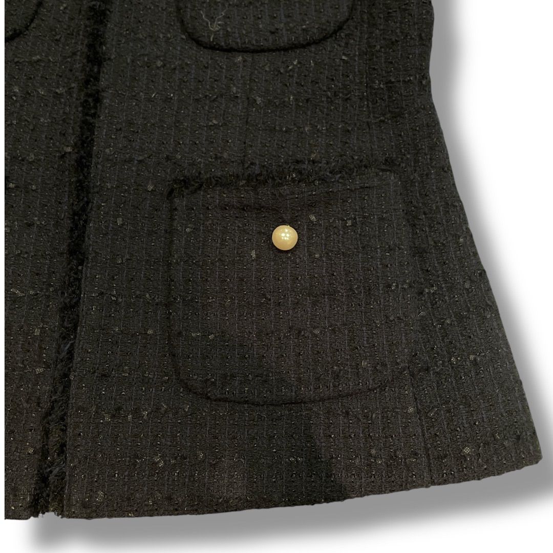 ANAYI アナイ ミックスツイード4ポケットジレ 102317-10-430-65-380