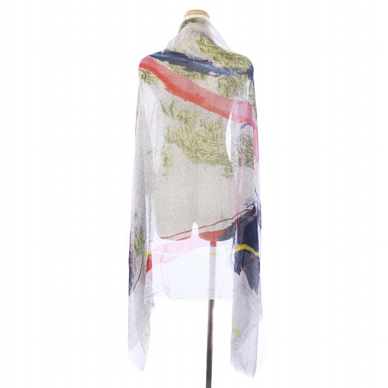 ファリエロサルティ Faliero Sarti 地図柄 ストール ショール 大判