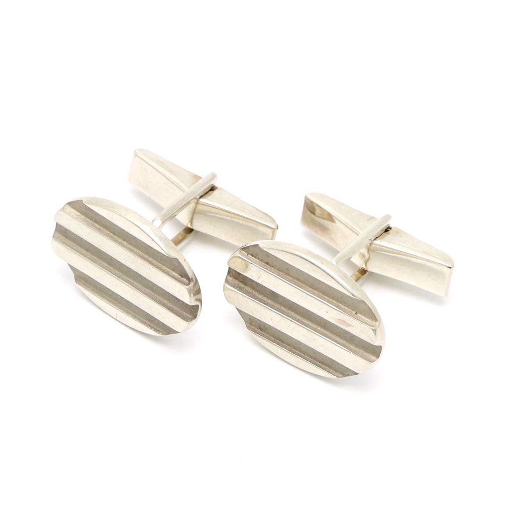 楠本質店/元住吉】ティファニー/Tiffany&Co. シルバー925 ストライプ柄