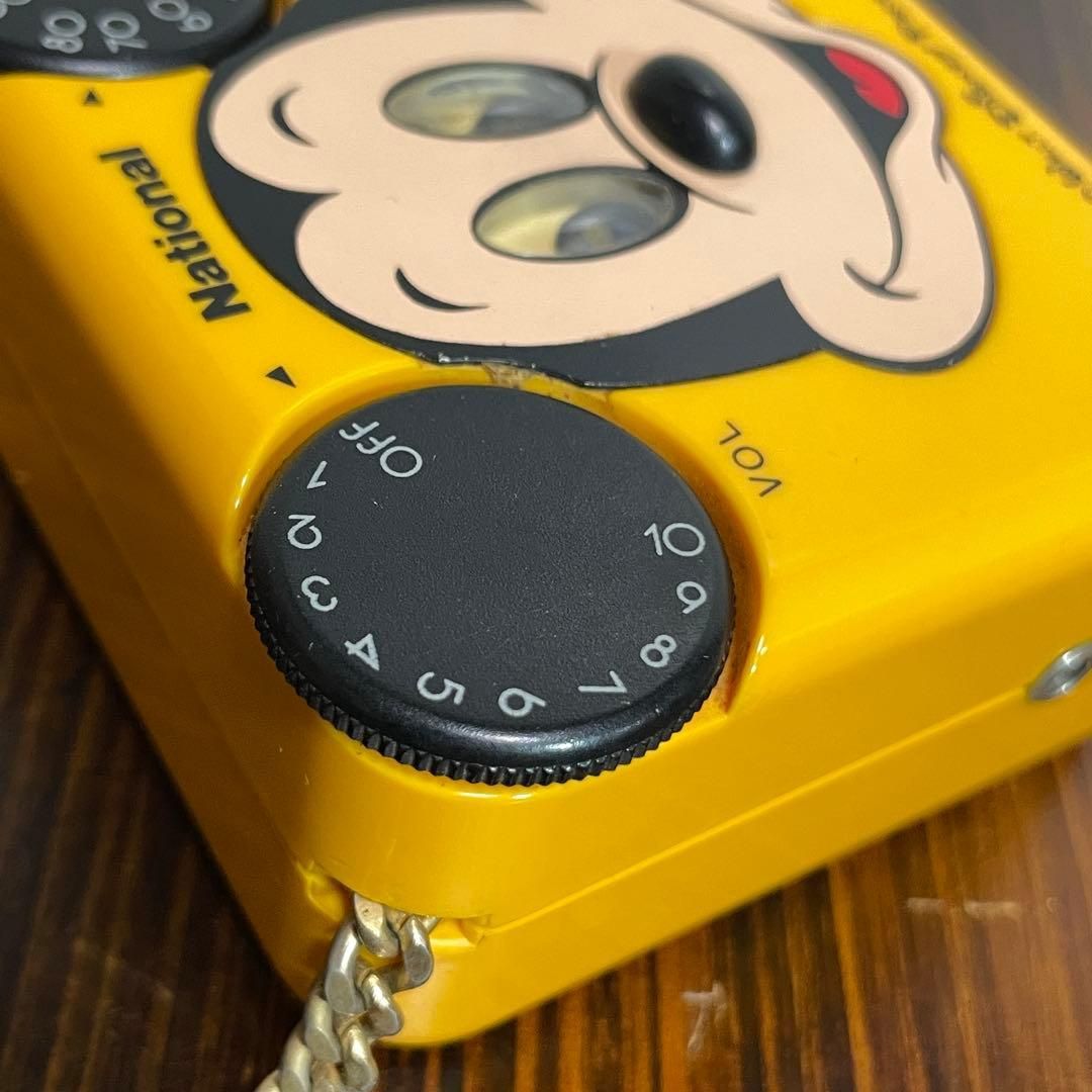 動作OK】1976年～ 日本製 DISNEY ミッキー ラジオ ナショナル - メルカリ