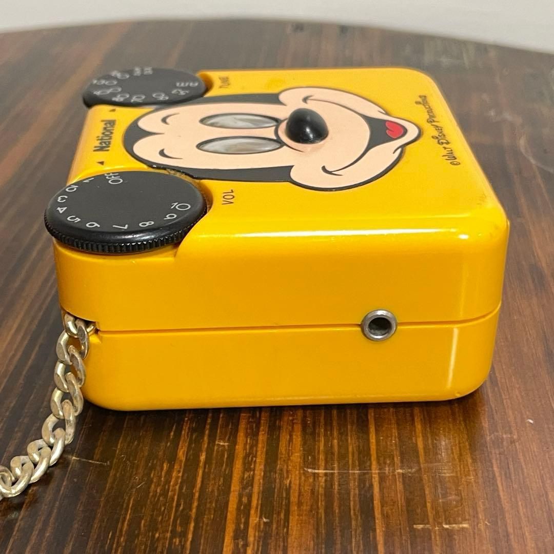 動作OK】1976年～ 日本製 DISNEY ミッキー ラジオ ナショナル - メルカリ