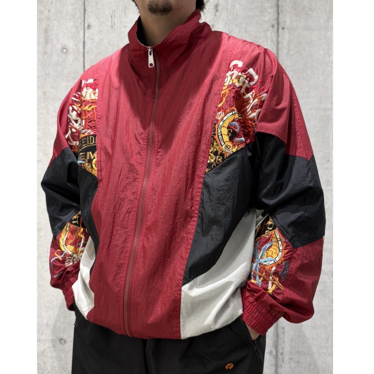 doublet 18SS Break Up Embroidery Track Jacket刺繍トラック