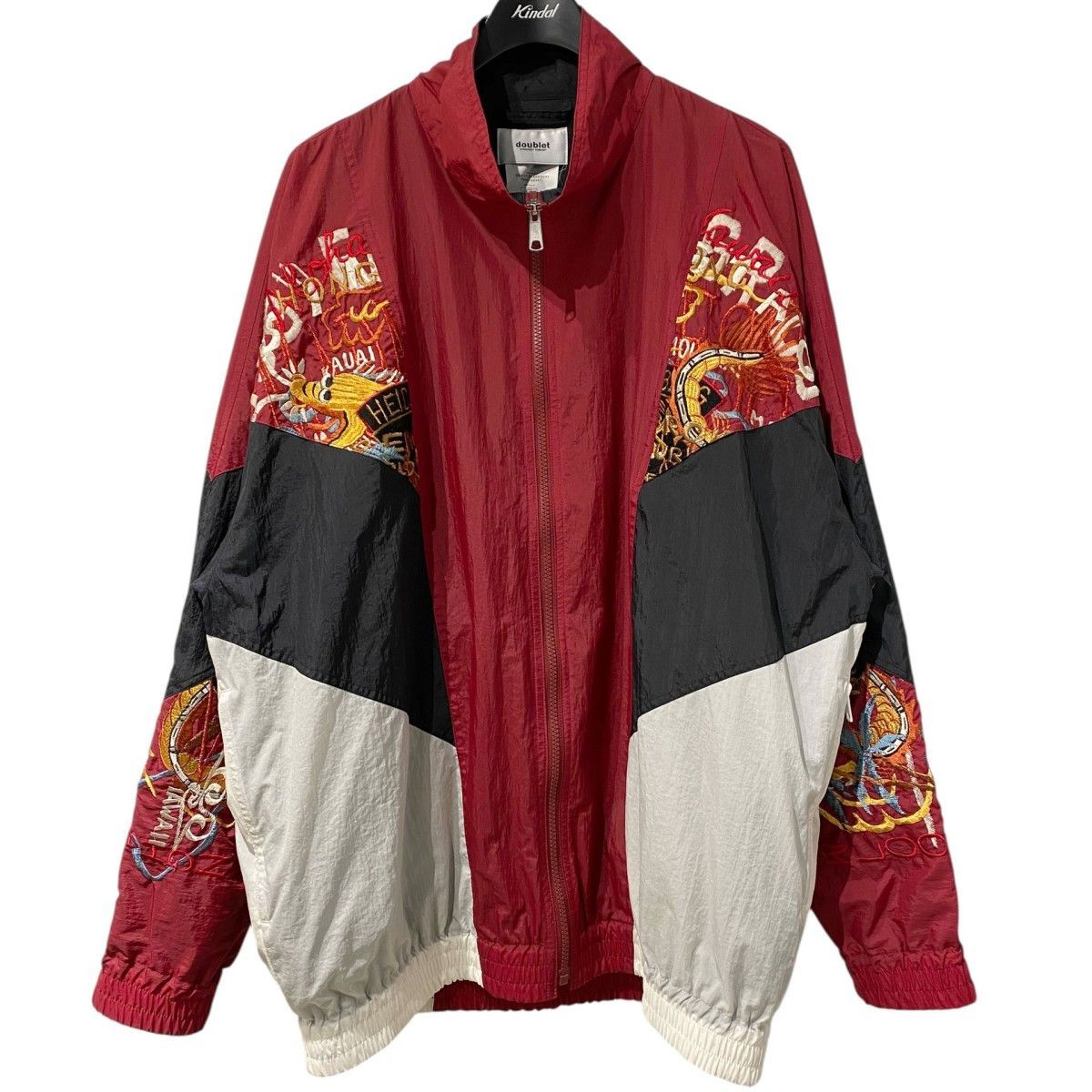 doublet 18SS Break Up Embroidery Track Jacket刺繍トラック