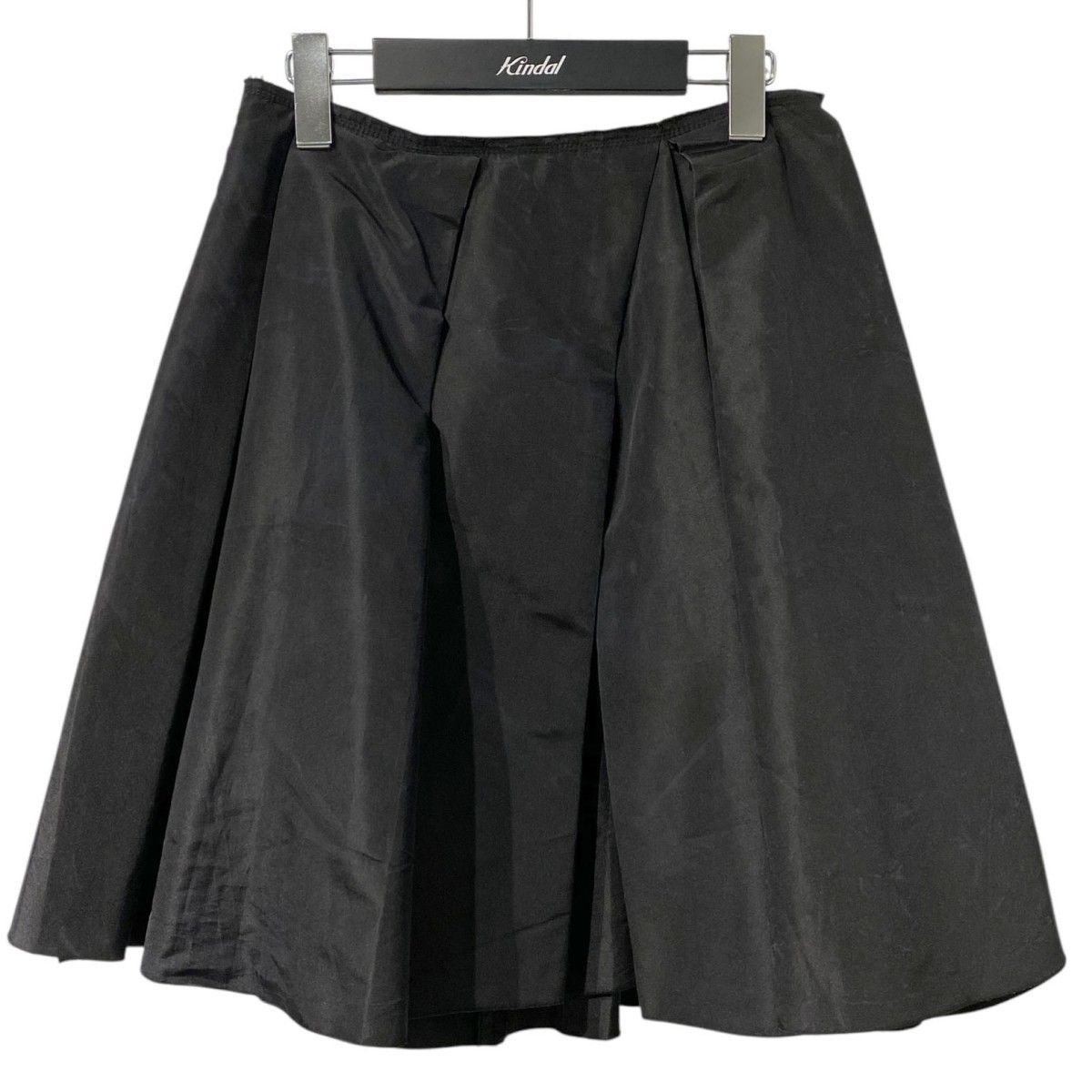 PRADA Silk poly Flare Pleats Skirtシルクポリフレアﾌﾟﾘｰﾂスカート