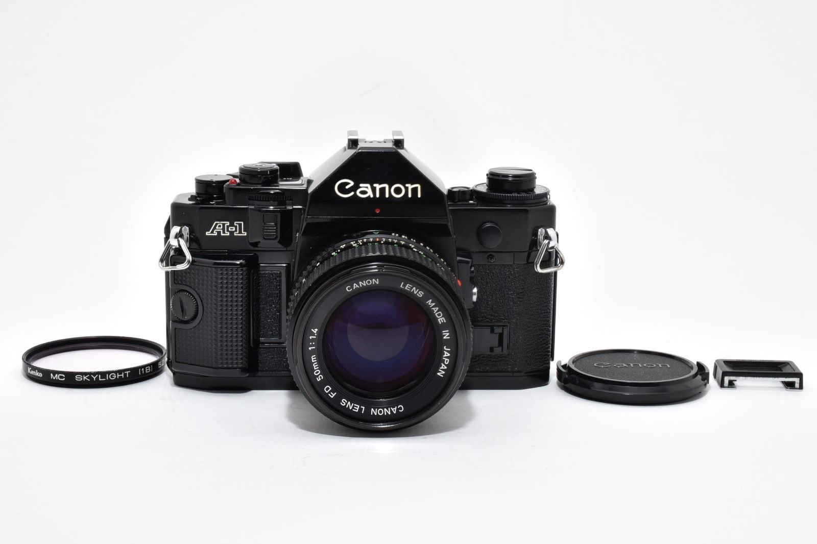 4920 キヤノン Canon A-1 New FD 50mm f1.4 一眼レフ フィルムカメラ