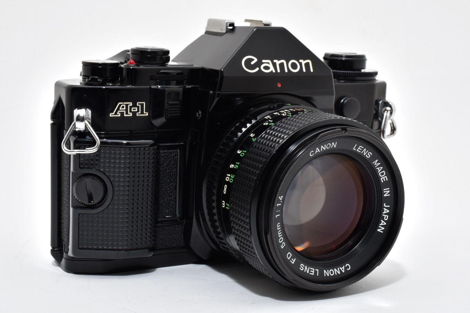 4920 キヤノン Canon A-1 New FD 50mm f1.4 一眼レフ フィルムカメラ