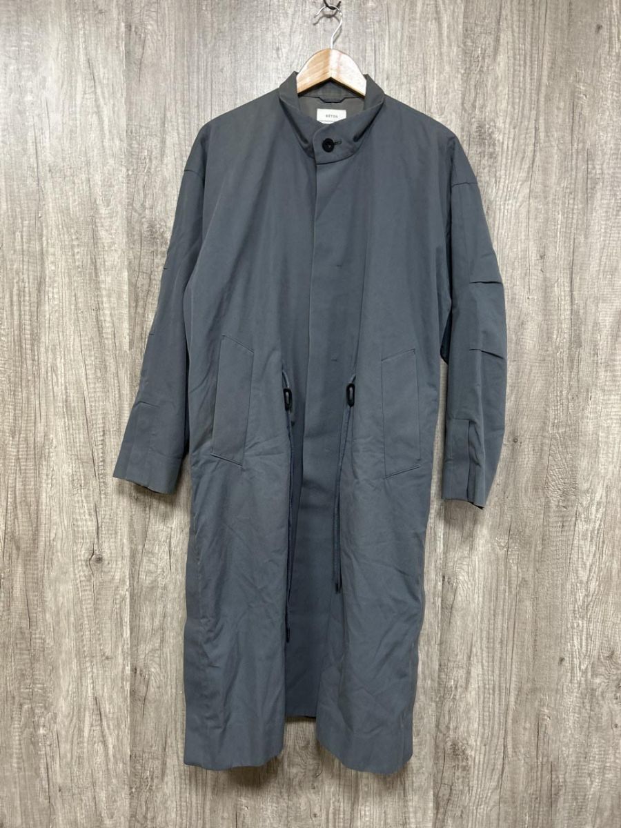 ATELIER BETON アトリエベトン ステンカラー コート size2/ブルー