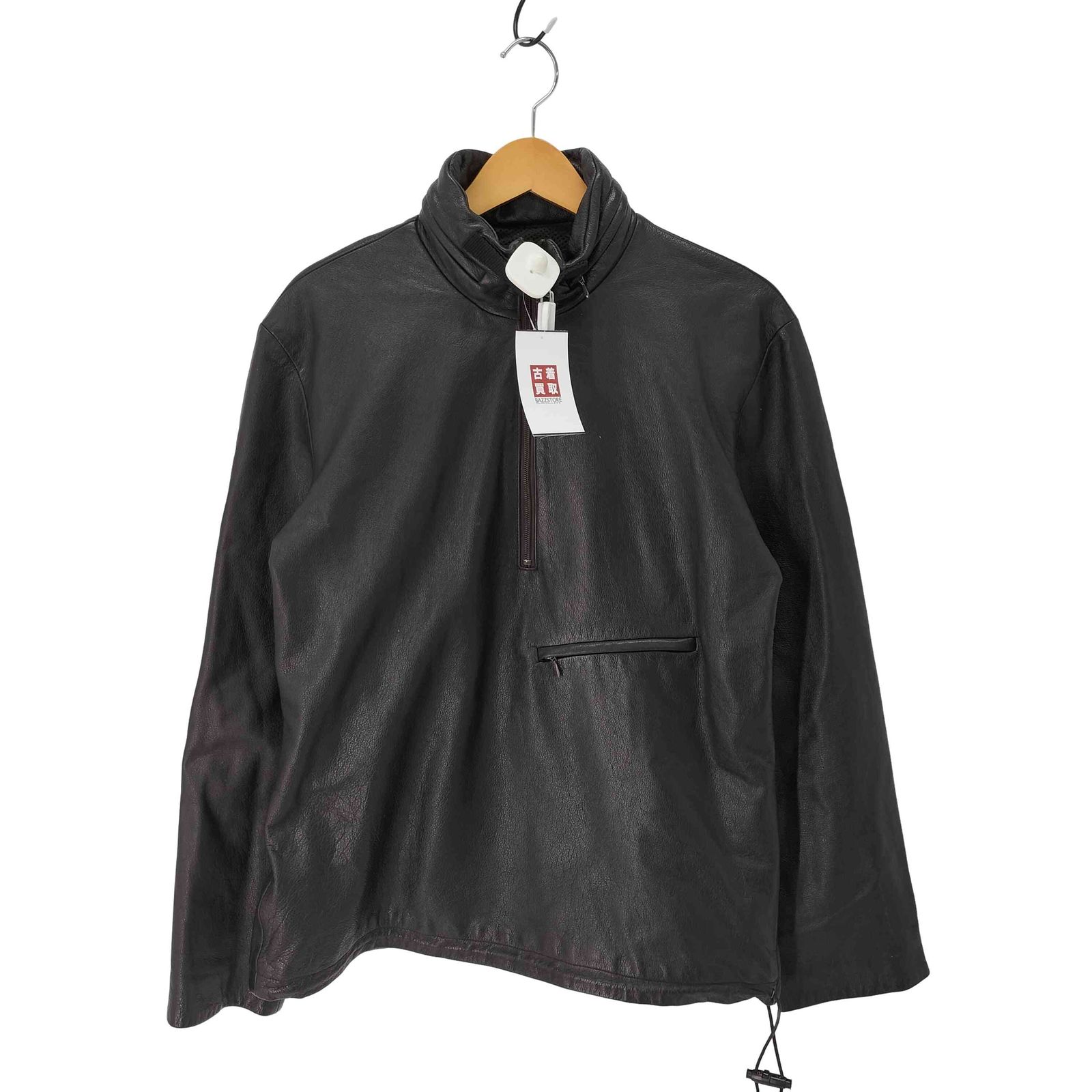 テットオム TETE HOMME 牛革 カウレザー サイドジップ ハーフジップ